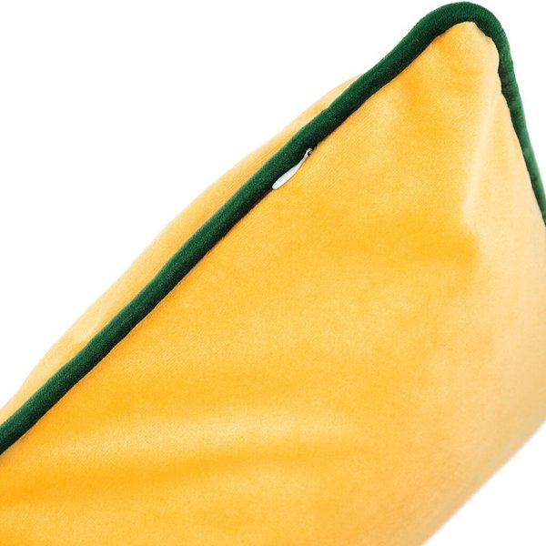 Подушка декоративная Shangri La 45х20,на потайной молнии,желтый-зеленый