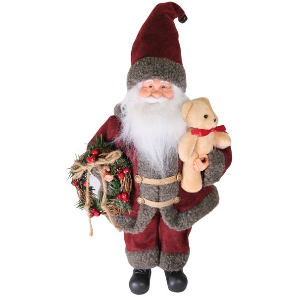 Фигура Дед мороз 46см с подарками SYLRB-052151