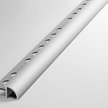 Угол внешний алюминиевый для плитки толщиной до 9мм ПК 10.2700.01л, серебро анод