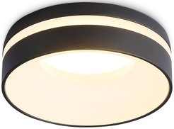 Светильник встраиваемый точечный MR16 TN3306 BK/FR черный/белый матовый MR16 GU5.3 D80х43