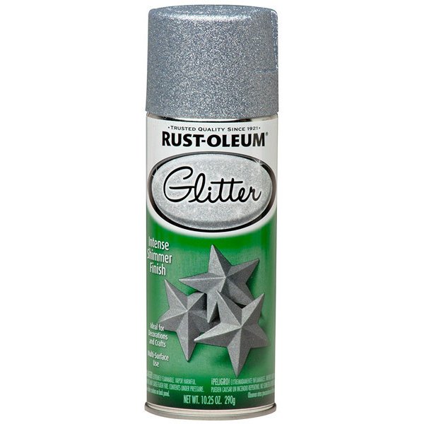 Покрытие сверкающее глиттер-спрей Rust-Oleum Specialty 0,291кг серебро
