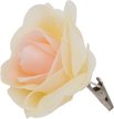 Цветок декоративный 12см Роза белая, на клипсе 108JYM-0889 Цветок декоративный 12см Роза белая, на клипсе 108JYM-0889