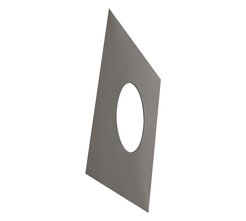 Лист для узла потолочно-проходного d205 BLACK 500х500