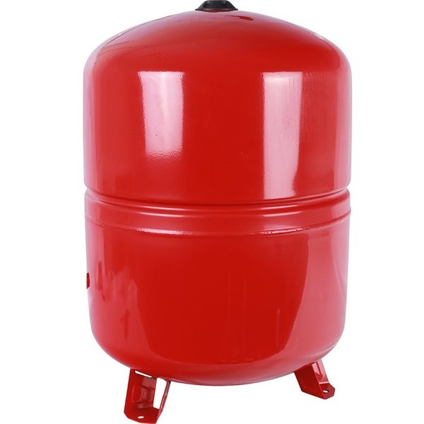 Бак расширительный на отопление 100л (цвет красный) 1" GROSSETO