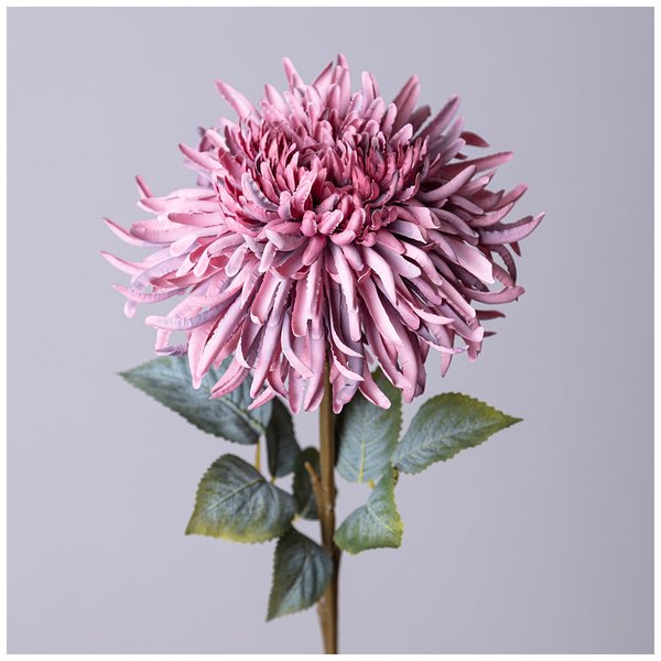 Цветок искусственный Астра ежевичная 62см