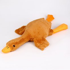 Игрушка подушка Гусь бежевый 70см