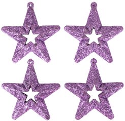 Набор украшений 4шт 7см фиолетовый SYLKGJC-4821108