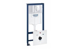 Система инсталляции для унитаза GROHE Rapid SL 38750001 с панелью смыва Skate Air + звукоизоляционный набор