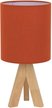 Светильник настольный ARTSTYLE HT-723O E27 оранжевый, дерево/ткань 