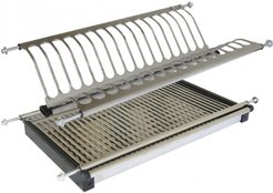 Посудосушитель 2-х уровневый 450мм, нержавейка