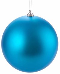 Шар 20см, голубой, матовый, SYQA-0123310-2