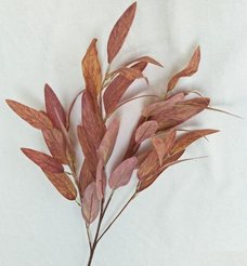 Ветка искусственная Эвкалипт красный 80см