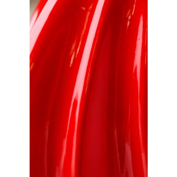 Ваза керамическая настольная Марелла 25см красный