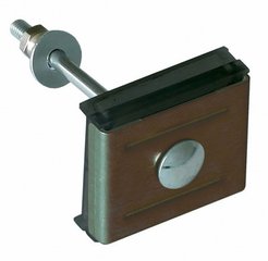 Крепление М6х90 (скоба + болт) RAL 8017