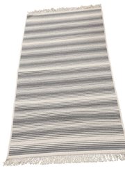 Ковер хлопковый двусторонний TERESSA 244 LT.GREY/CREAM 1,0х3,0м