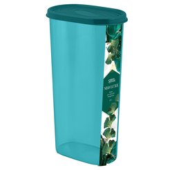 Банка д/сыпучих продуктов Sugar&Spice Neo Luxe 2,4л 15,5х9х28,5см полипропилен, изумрудный агат