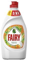 Средство д/мытья посуды Fairy 450мл Апельсин и Лимонник