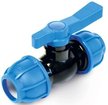 Кран компрессионный ПНД Pro Aqua UNIO d25мм неразъемный