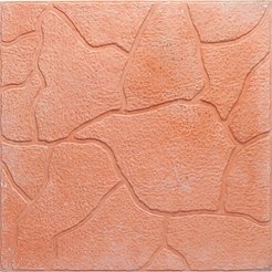 Плитка тротуарная тучка 300х300х30мм красная