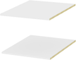 Полка д/шкафа Рум 46,8х1,6х57,6см ЛДСП Белый 2шт