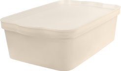 Контейнер для хранения Keeplex Happy 14л 14х29,8х45,2см с крышкой, топлёное молоко ПП