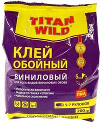 Клей обойный виниловый Titan Wild в мягкой упаковке 200 гр.