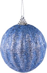 Шар с узором 8см синий SYPMQA-102184