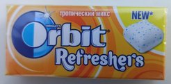Резинка жевательная Orbit Refreshers 16г Тропический микс