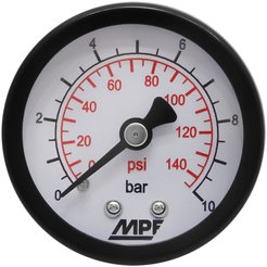 Манометр аксиальный,10 Бар,кл.точности 1,5, 1/4 "н,МР-У