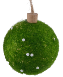 Шар с узором 8см зеленый, SYPMQB-0223378