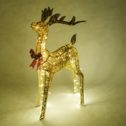 Фигура светодиодная Олень 100см, 100LED, теплый белый свет, SYTYA-3325054