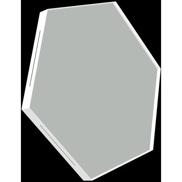 Зеркало шестигранное DIVA белое 500х430мм
