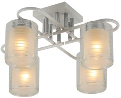 Люстра Plomada 3675-4 WH+CR, 4xE27/40W (42х42х23)
