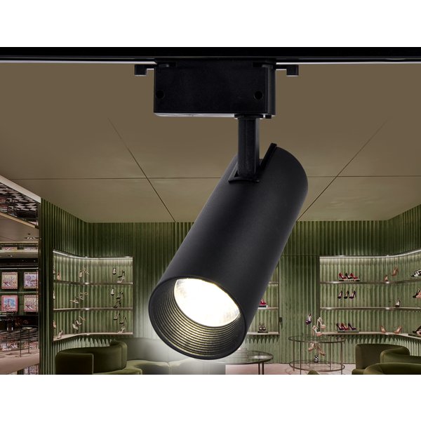Светильник светодиодный трековый Ambrella light GL5860 BK 30W 4200K черный 