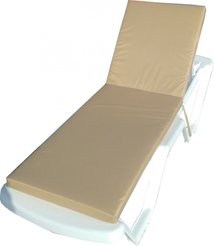 Матрас для шезлонга двухсекционный 180х55х6см бежевый