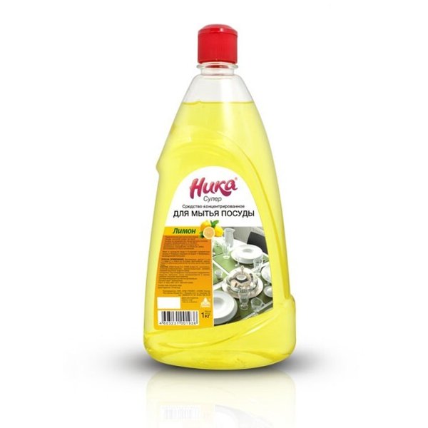 Средство д/мытья посуды Ника-Супер концентрат Лимон 500мл