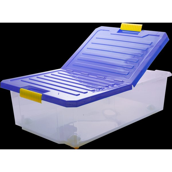 Ящик д/хранения Unibox 30л 61х40,5х19,3см,на роликах,пластик