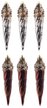 Набор украшений Сосульки 6шт 13х3см, кофе+шампанское, SYQC-0123130 Набор украшений Сосульки 6шт 13х3см, кофе+шампанское, SYQC-0123130