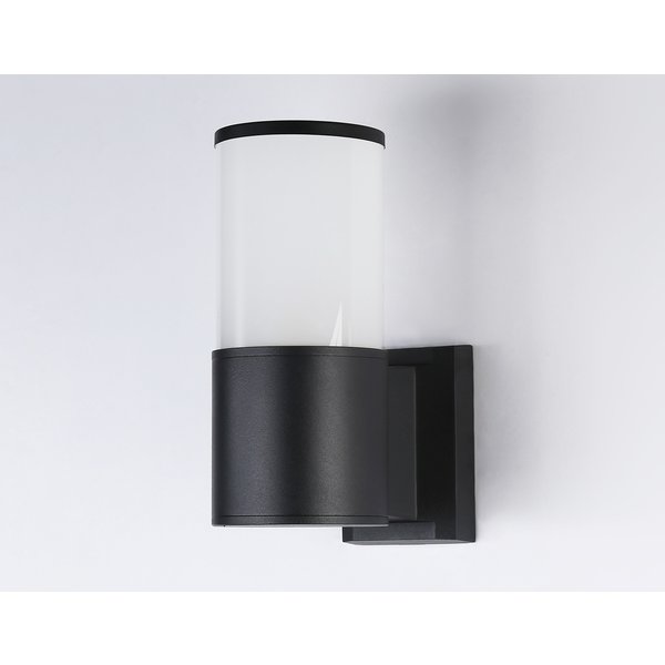 Светильник уличный настенный архитектурный Ambrella light ST2451 BK/FR IP54 E27 черный/белый матовый 