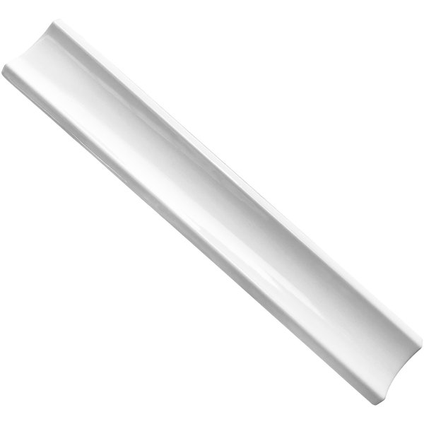 Уголок керамический настенный для ванной Tessare 5х30см прямой белый шт (MP-50300-N)