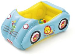Центр игровой надувной Машина Fisher Price 119x79x51см, с мячами (25шт) от 2лет 93535