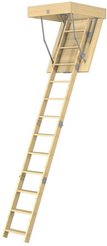 Лестница чердачная деревянная ЧЛ-23 (600х875, h-2,8м)