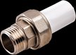 Муфта полипропиленовая комбинированная разъемная наружная резьба d32-1"