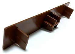 Заглушка торцевая шоколад (5шт)