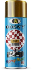 Краска аэрозольная металлик Bosny №351 золотистая 400мл(300г)