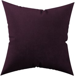 Подушка декоративная 40х40см V115 баклажановый