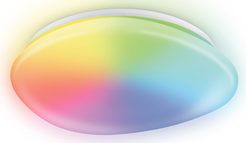 Светильник светодиодный RGB с пультом FZ1610 FR матовый IP20 40W 3000-6500K+RGB 410х100 (ПДУ ИК)