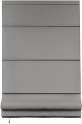 Штора римская Blackout серый 80х160см 660660080160