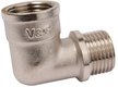 Уголок латунный V&G 1/2" внутренняя-наружная резьба