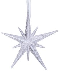 Украшение фигурное Звезда объемная 11,5см, прозрачный, акрил, SYYKLB-1923249
